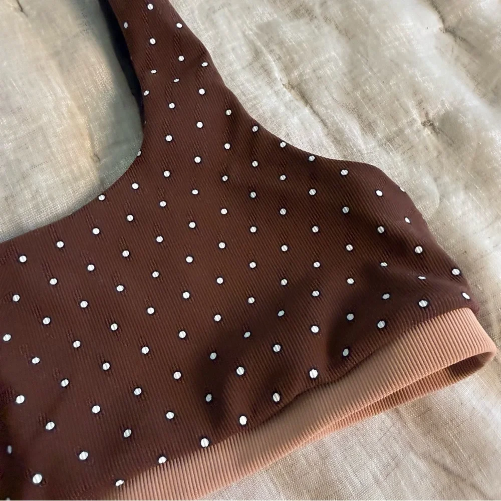 THE UPSIDE maho harlow bra in polka dots Size 8